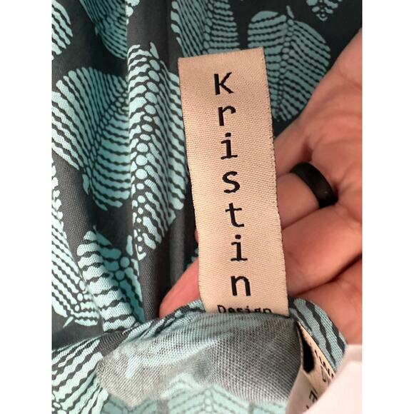 EUC HULA HULA Hawaii Mango Leaves Cover Up Dress Kristen One Size Rayon - Picture 8 of 8